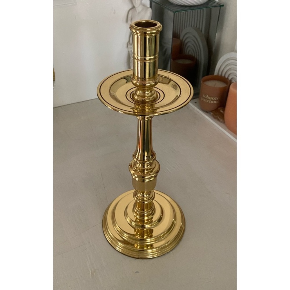 Brass Baldwin Candle Holder